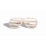 SLOT GLASSES-WHITE
